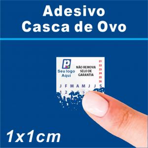 Lacre Casca De Ovo Destrutível Selo de Garantia 1x1 cm Personalizado Adesivo Vinil Destrutivo Casca de Ovo 1x1cm    Impermeável (resistente à água)