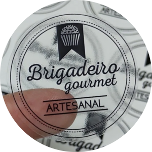 RÓTULOS ADESIVO Transparente - PrintiBrasil Adesivo Transparente Impresso em Alta Qualidade  4x0 Brilho  